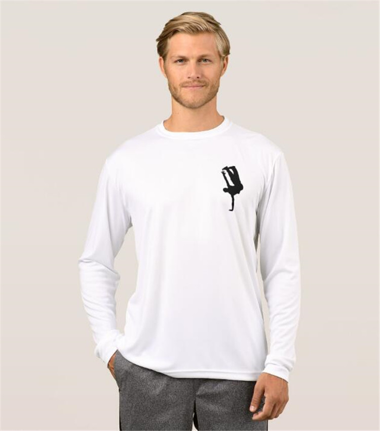 long sleeve t-shirt with embroidery logo