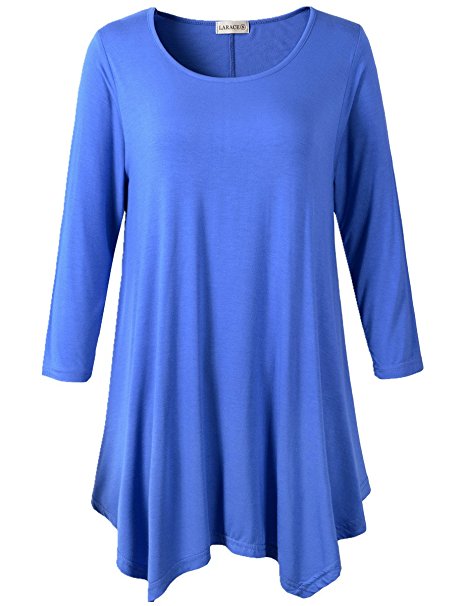 Tunic Tops Loose Basic Shirt